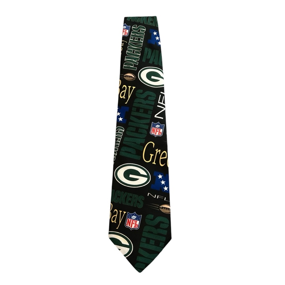 Vintage Ralph Marlin Green Bay Packers Standard Size Tie